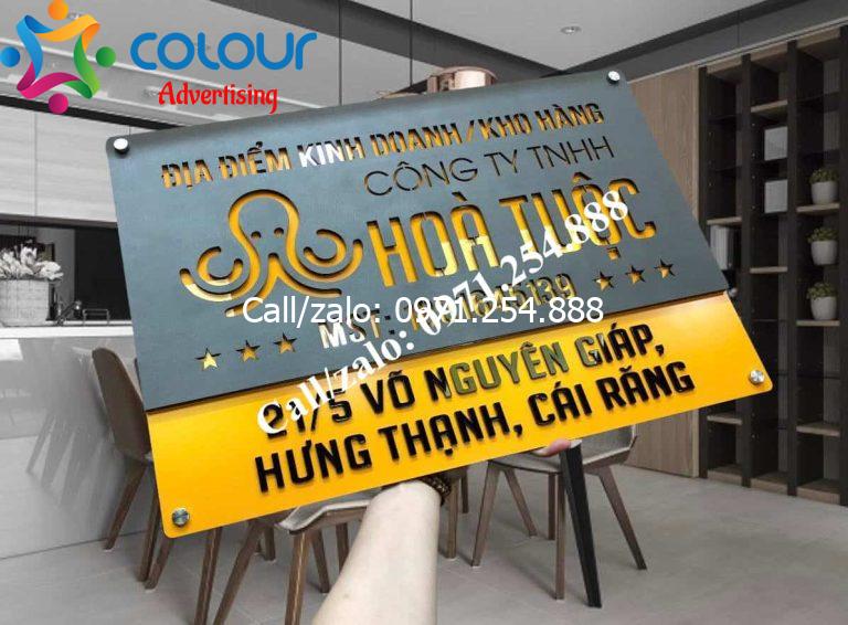Làm biển số nhà hiện đại đẹp sang trọng độc đáo: Mica, đồng, inox, gỗ...