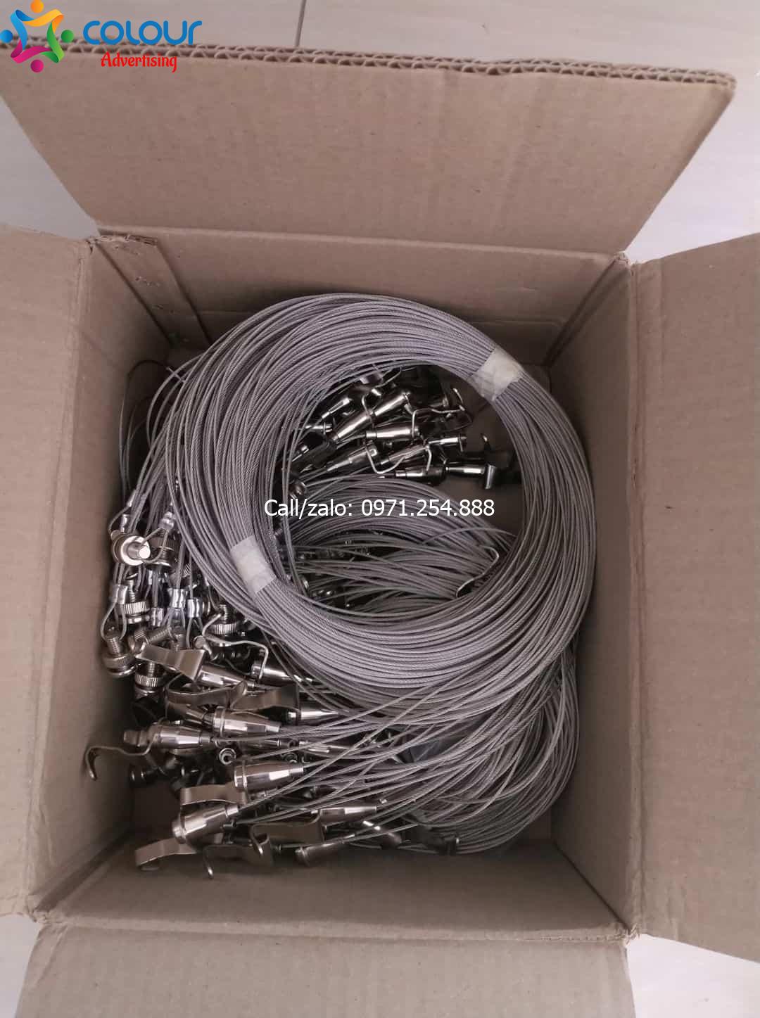 Các mẫu dây treo tranh, dây treo biển hiệu thả trần với thanh trượt giá rẻ